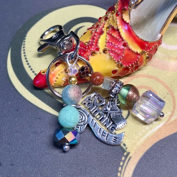 Keychain purse bling for knitters/crafters - Picture 6 of 6